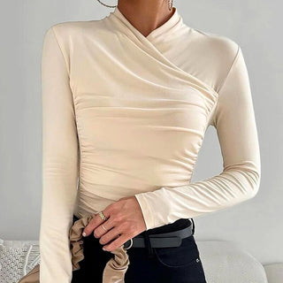 CELIA CROSS NECK TOP