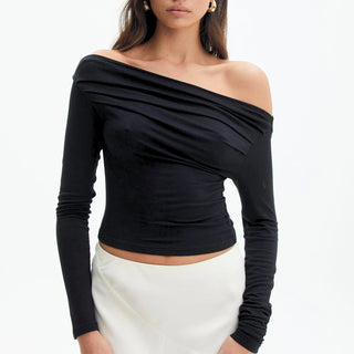 SYLA OFF-SHOULDER SHIRT