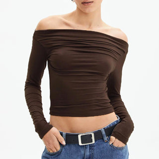 SYLA OFF-SHOULDER SHIRT